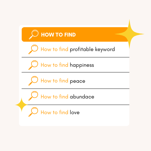 How to find profitable keywords for blogs